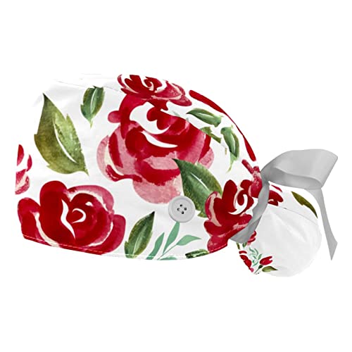 Chapeau de travail ajustable JDEZ lot de 2 casquettes roses unisexes avec bandeau