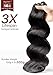 TRIIPPY Body Wave Bundles Human Hair,100% Raw Cambodian Hair Wavy 3 Bundles,Triple The Lifespan Over Regular Virgin Hair Bundle,No.1 Raw Hair Brand On Amazon(16 18 20 Inches,Natural Color)