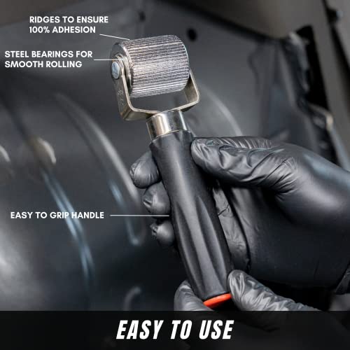 Sunplustrade Sound Deadening Roller Metal Installation Tool For Auto Car Sound Deadener Mat Application Installation Roller Hand Tool #TOP2