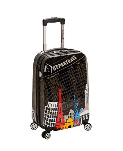 Rockland Departure Hardside Spinner Wheel Luggage, Assorted/Multicolor, 2-Piece Set (20/28) #TOP3