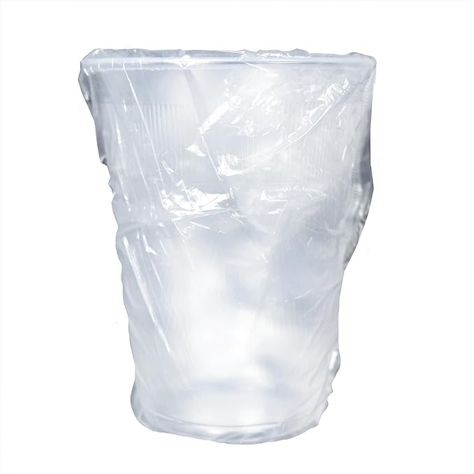 Darong 1000 PP Individually Wrapped Disposable Plastic Cups, 6 oz. (Pack of 1000)