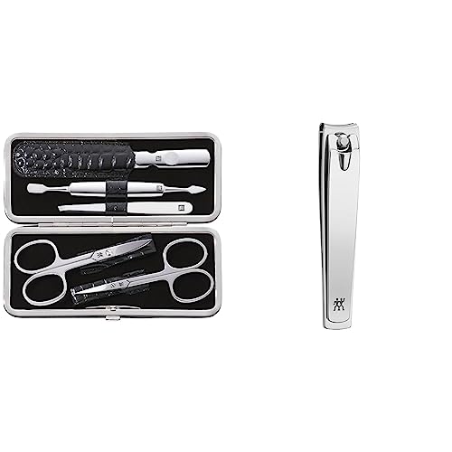 Professionelle Friseurschere 15,2 Cm Aus Japanischem Edelstahl | Für Damen & Herren | Mit Austauschbaren Fingereinsätzen & Runder Spitze