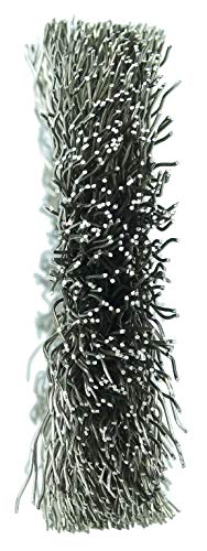 Image of Weiler 16873 2 inch Crimped Wire Wheel, .014 inch Stainless Steel Fill, 1 /2 inch-3 /8 inch Arbor Hole, Made in The USA (Pack of 10)