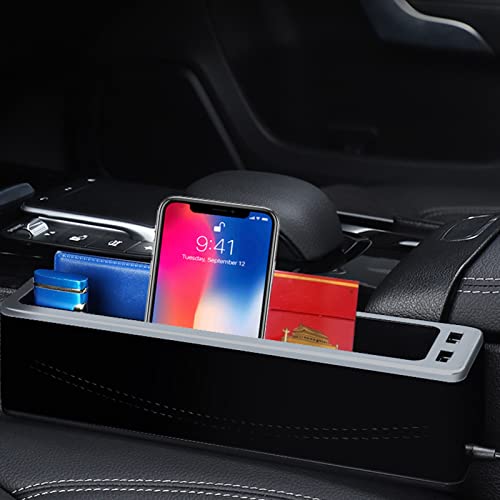 Organizador de bolso para assentos de carro,Caixa de armazenamento de bolso lateral do console para