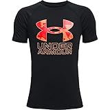 Under Armour Boys' Tech Hybrid Printed Fill Short-Sleeve T-Shirt