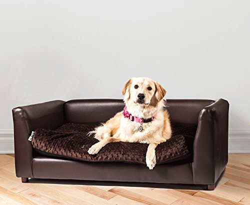 Keet Fluffly Deluxe Pet Bed Sofa Charcoal Large - Thumbnail 2