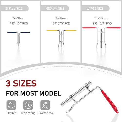 Image of Hydraulic Cylinder Seal Kit-Rod Seal Install Tool-Hydraulic U-Cup Twistor Installation Tool Seal Twistor Install Tool Set with 2 Side Pick & Hook Multi Tool 5PCS