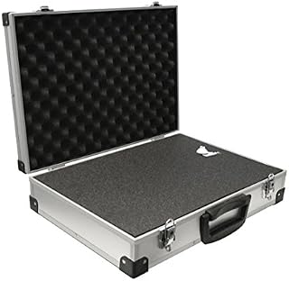 PeakTech 7270  Flight Case with padded foam, Lockable Storage Toolbox, Portable Aluminium Box with protective cubed Foam, Universal Aluminium case, Protective  Extra extra Large (500x350x120 mm)