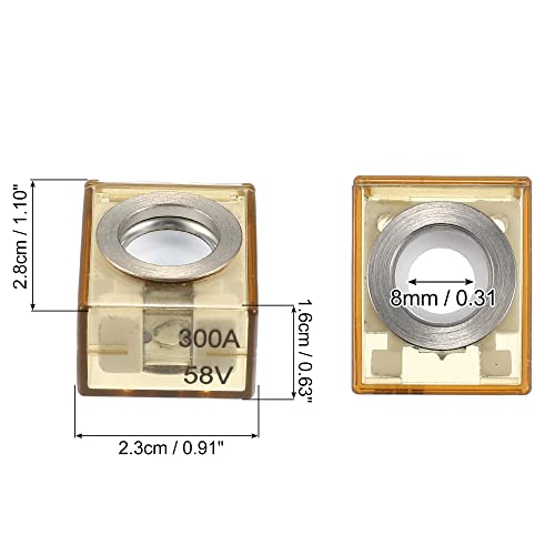 Fusible de terminal de batería 300A 58V max para protección de circuitos náuticos 5
