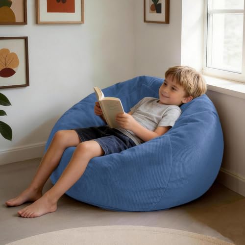 LPMOERA Bean Bag Chair Memory Foam Bean Bag Chairs for...