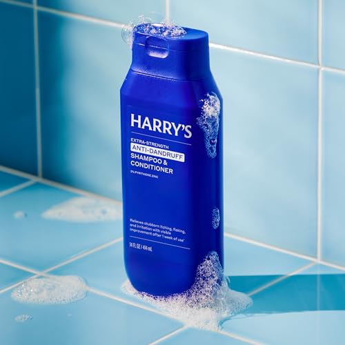 Harry's Anti-Dandruff Men's 2 in 1 Shampoo and Conditioner - 14 oz (3 Pack) | Extra-Strength - Made with 2% Pyrithione Zinc - image 2