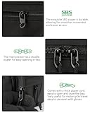 WATERFLY Bauchtasche Gürteltasche Herren Damen: Sportlich Hüfttasche Stylisch Fanny Waist Pack Klein Festival Bumbag MTB Hipbag Gassi Bum Bauchbeutel Unisex Hip Bag für Sport Hundetraining