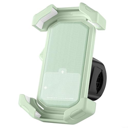 Aprilsunnyzone Support de téléphone robuste pour moto - Maintient le téléphone en toute sécurité même sur un terrain accidenté (vert)