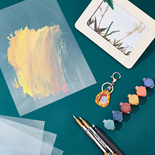 AHANDMAKER 20 Pcs Clear PVC Flexible Plastic Board Sheet, 8.25 x 11.75 inch Clear Plastic Sheet with Protective Paper for Craft, Windows, Picture Frames, DIY Display Projects - Image 5