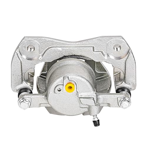 Image of Detroit Axle - Front Left Brake Caliper for Toyota RAV4 Matrix Mirai | Corolla iM Scion tC iM Pontiac Vibe Disc Brake Caliper with Bracket Driver Side Replacement