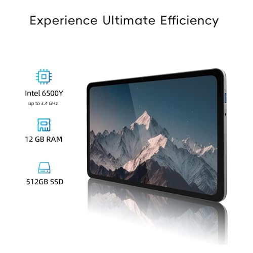 Image of 2-in-1 Laptop Tablet, 12 inch 2K FHD IPS Touchscreen, 12GB RAM 512GB SSD