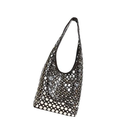 Sac seau à bandoulière en cuir PU créatif et tendance style bord