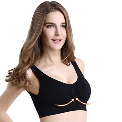 Boolavard Women's Seamless Sports Style Bra Crop Top Vest Stretch Shapewear - Image 5