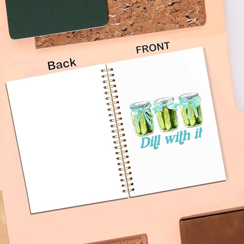 Journal amusant pour prendre des notes : carnet ligné turquoise anti-ennui - 3