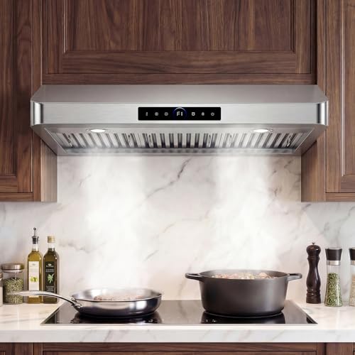 Hotte d'aération de 91,4 cm en acier inoxydable premium avec éclairage LED - 6