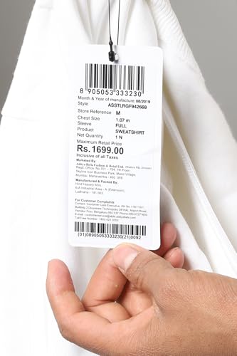 Image of Allen Solly Cotton Men Hooded Sweatshirt