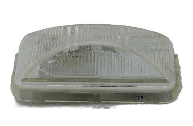 Incandescent White License Plate Light for Trailers 1" X 2.5" Rectangular M11100C