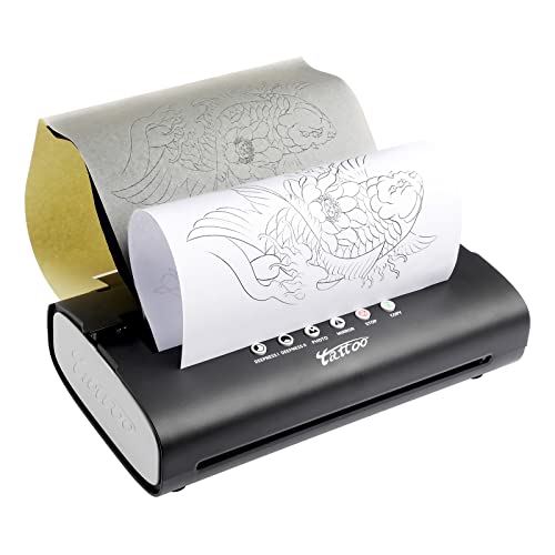 Tattoo Stencil Printer,Solong Thermal Printer Tatto for Tattoo Starters,Artists Update T105