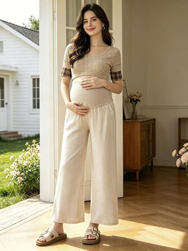 Maternité taille haute avec ce pantalon de grossesse confortable - 6