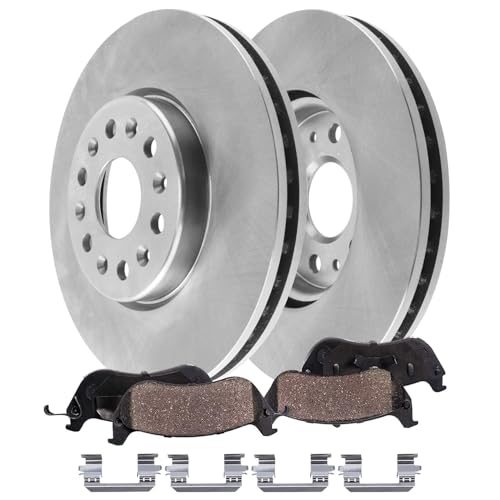 Image of Detroit Axle - Front Brake Kit for 2017-2020 Cadillac XT5, 2020 XT6