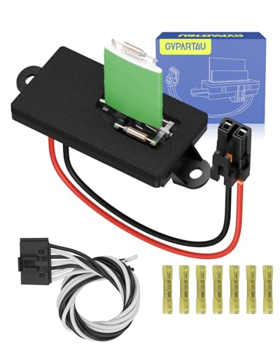 Image of Blower Motor Resistor 1999-2006 for Chevy Silverado Suburban Tahoe | Only Fit Manual AC System, Fit for Avalanche GMC Sierra Yukon, 89019089 22807122 2000 2001 2002 2003 2004 2005