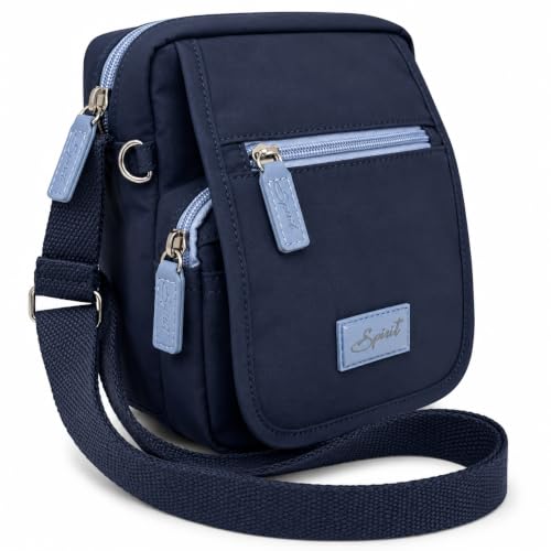 Sacoche nylon étanche petit format avec multi-poches et bandoulière réglable