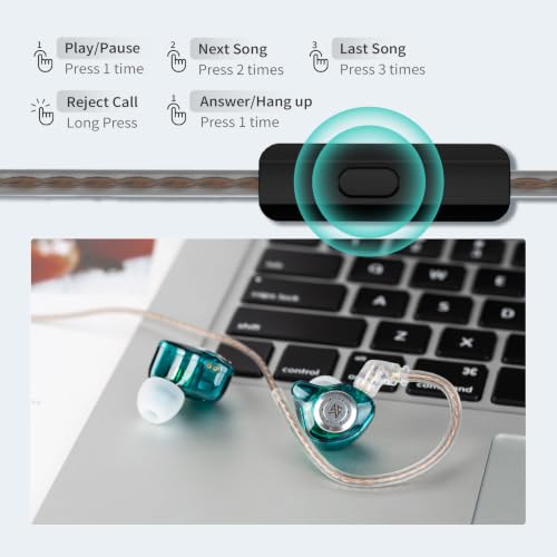 Image of KZ EDX Pro Gaming Earbuds USB C Plug