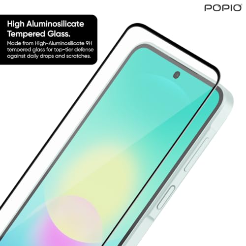 Image of POPIO Military-Grade Gorilla Tempered Glass For Samsung Galaxy A27 / M47 | 9H Hardness, Edge-to-Edge, Bubble-Free