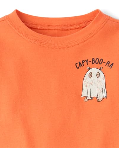 Image of The Children's Place Baby and Kids' Sibling Matching Halloween and Holiday Pajama Sets, Cotton