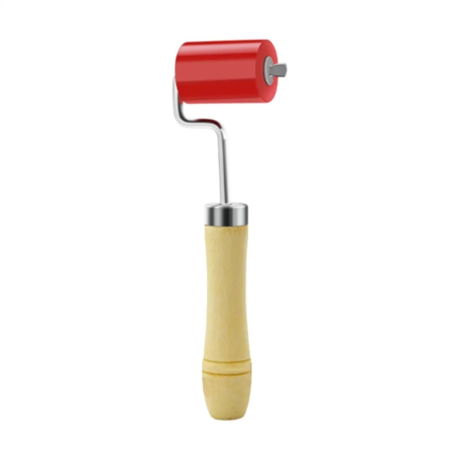 Rubber Roller Silicone Pressure Roller Lightweight Compact Professional Wallpaper Roller Seam(Red)