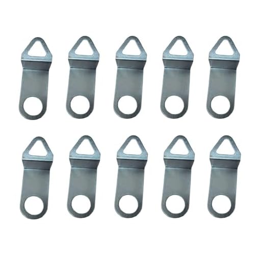 Jux Lux 10 Pack Clock Mechanism Wall Mount Hook Replacement Hanging Hook Metal Bracket Holder for