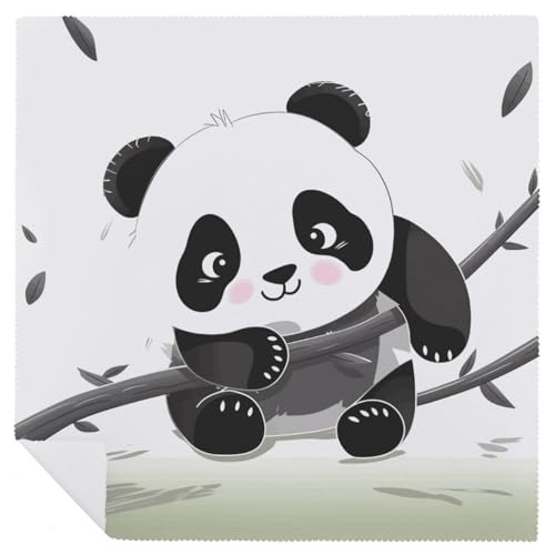 Servilletas de Tela Cute Pandas Pack 6 miniatura 6