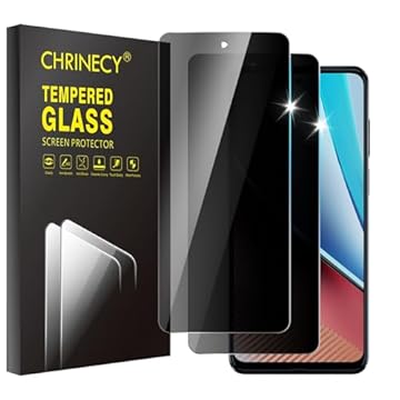 CHRINECY Pacote com 2 protetores de tela de privacidade para Motorola Moto G Stylus 2023 5G, protetor de tela de vidro temperado antiespião 9H, proteção de ponta a ponta, compatível com capas