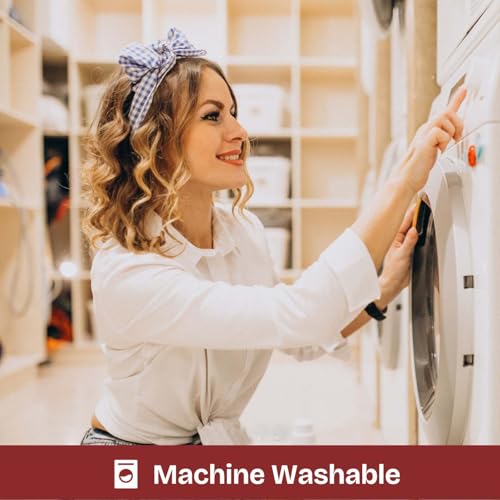 EverFoams Women's Bootie Slippers Warm Soft Comfy Memory Foam Non-slip Indoor House Shoes with Fluffy Collar Burgundy Size 6 UK - Image 7