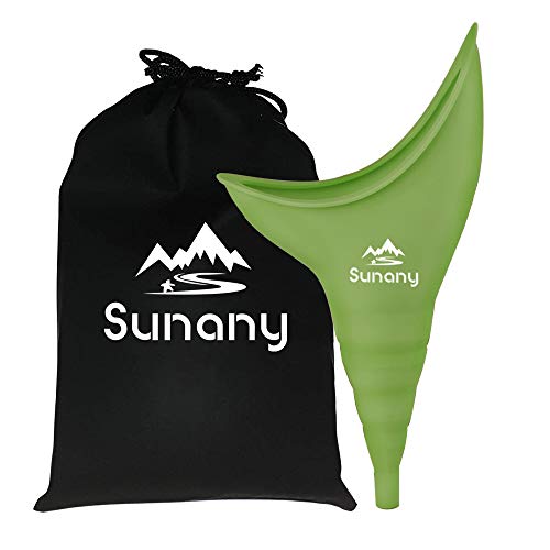 Female Urination Device, Female Urinal Silicone Funnel Urine Cups Portable Urinal for Women