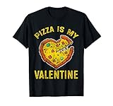 Pizza Is My Valentine Valentines Day Gamer Boys Girls Kids T-Shirt