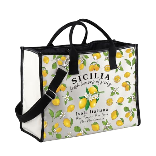 Bolso Tote Sicilia Lemons And Limoncello miniatura 1