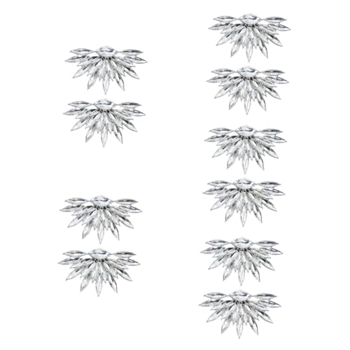 Pinces à chaussures de fleur Healvian bijoux boucle pour mariage or