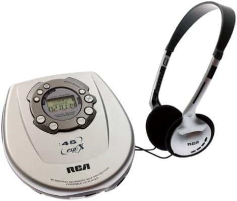 RCA RP2365 Slim-Design Portable CD Player with Car Kit