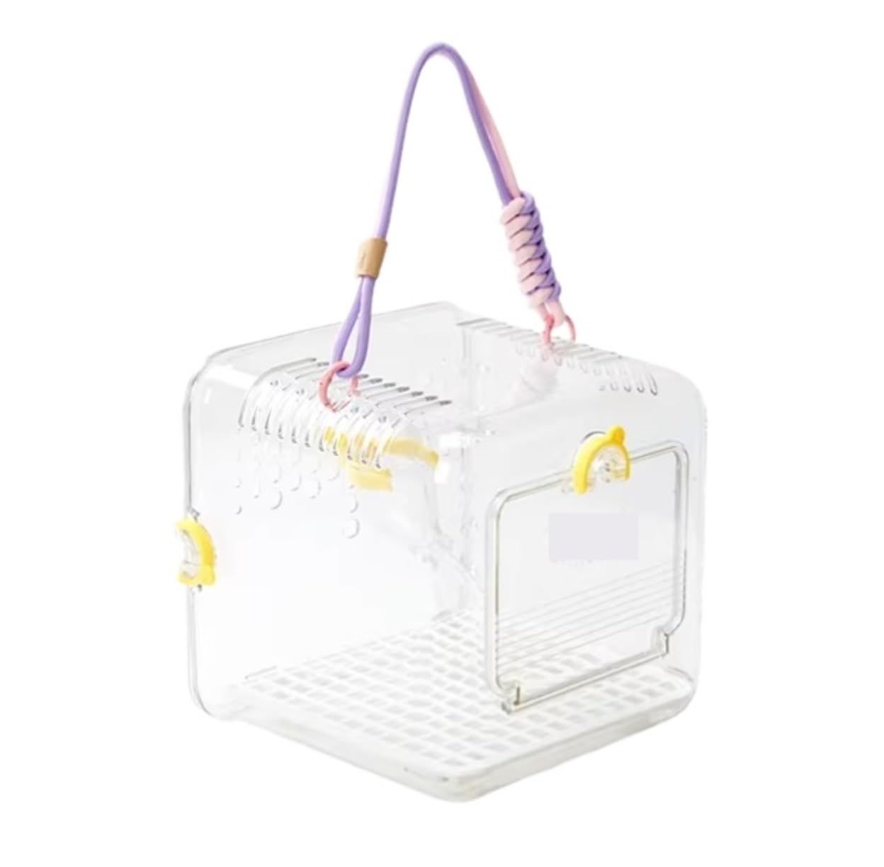 Gabbia per Uccelli Gabbia da Trasporto for Uccelli Leggera Portatile for di for Avventure all'Aria Aperta Voliera(Transparent)