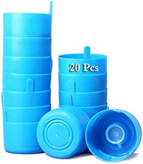 GuangTouL 20 Pcs Non Spill Caps for 3 & 5 Gallon Water Jug Cap Anti-Splash Bottle Caps Replacement Water Bottle Snaps