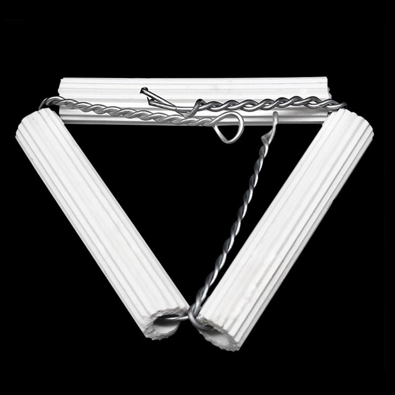 Crucible Triangle Lab Clay Triangle Set - 55mm, 65mm, 75mm - Essential Support Equipment for Experiments and Teaching(75mm-8mm)