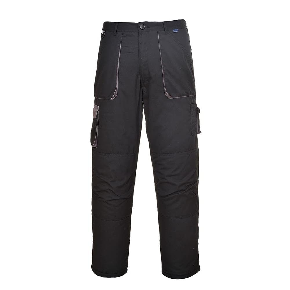 Mens Portwest Texo Contrast Trouser Blac