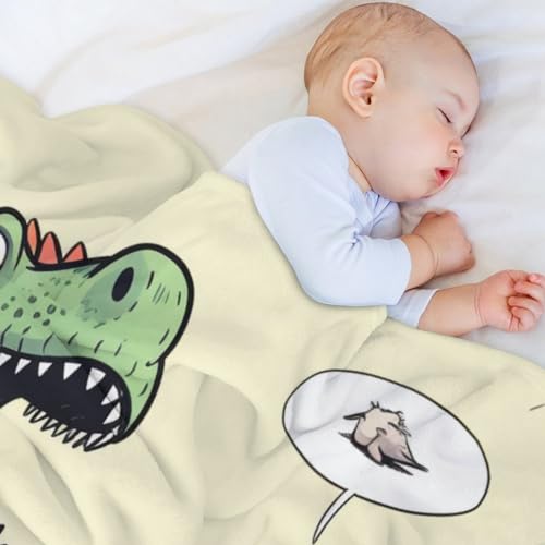 Couverture dinosaure douce chaude et confortable - Linge de lit 180x200