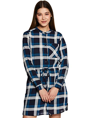 Image of Harpa Women's Viscose A-Line Above The Knee Casual Dress Pack of 1